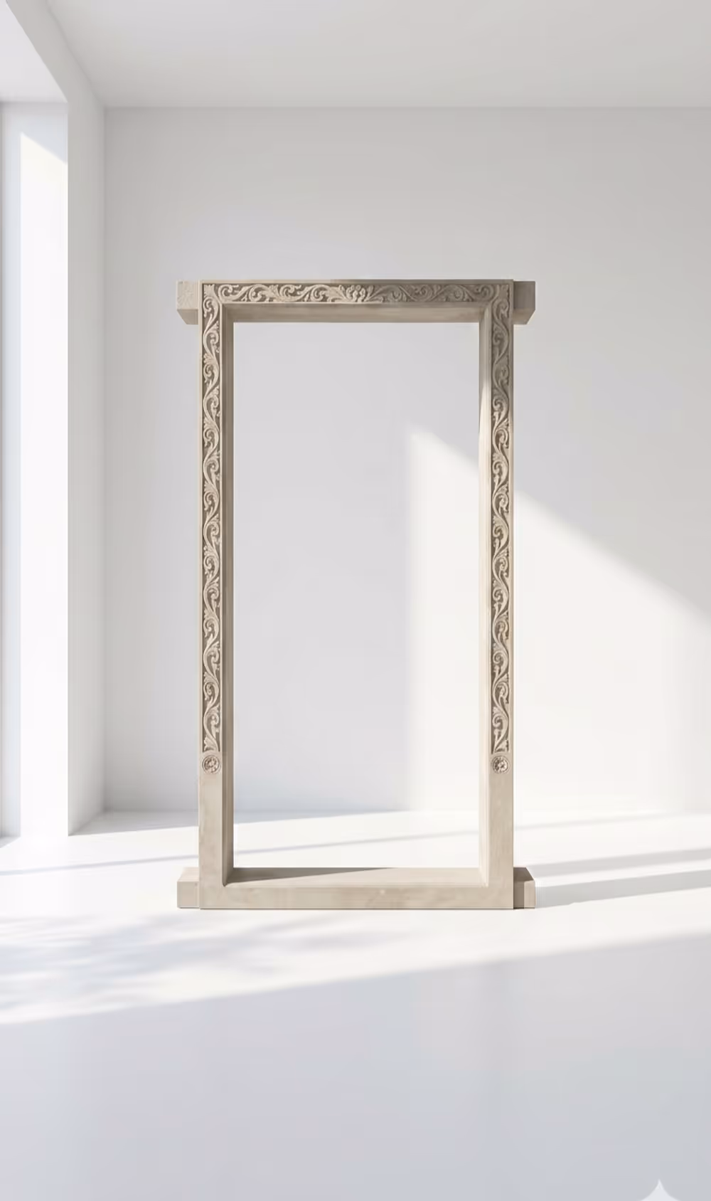 Designer Carved Cement Door Frame