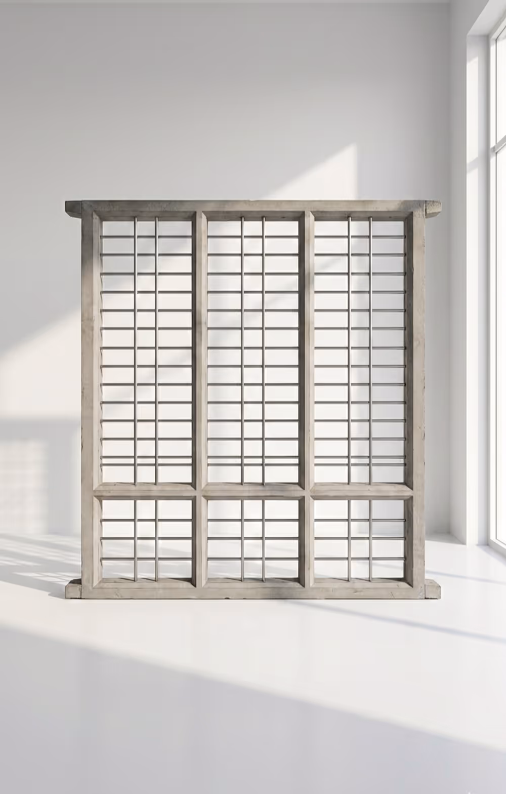 Cement Glass Window Frame