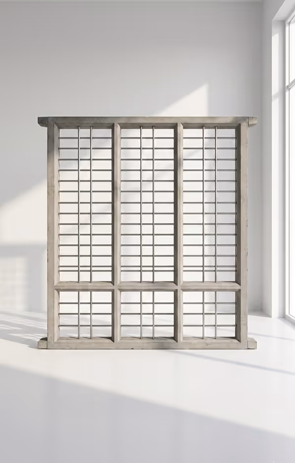 Cement Glass Window Frame